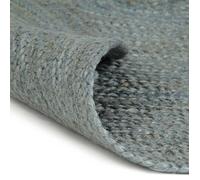 vidaXL Tapis rond fait à la main en jute 180 cm Vert olive 343599
