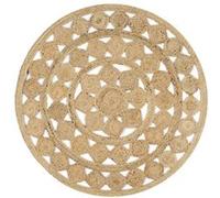 Tapis - vidaXL - Jute tressé - 120 cm - Naturel - Rond - Intérieur