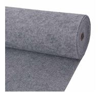 vidaXL Tapis Gris 1 2 x 10 m Polyester 331337