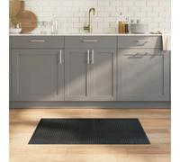vidaXL Tapis rectangulaire Gris 60x100 cm Bambou