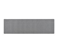 vidaXL Tapis de Couloir Moquette d'Entrée Tapis de Sol Paillasson de Sol Tapis de Porte d'Entrée Moquette de Couloir Gris Foncé 50x200 cm