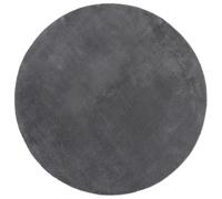 vidaXL Tapis HUARTE à poils courts, doux et lavable, moderne, Anthracite Ø 80 cm