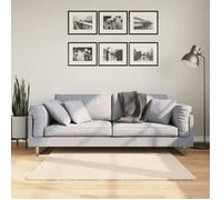 vidaXL Tapis HUARTE à poils courts, doux et lavable, moderne Beige 120x120 cm