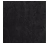 vidaXL Tapis à Poils Courts Doux et Lavable, Moquette de Sol, Tapis de Zone, Carpette de Salon Salle de Séjour Chambre, Moderne, Noir 160x160 cm