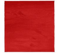 vidaXL Tapis HUARTE à poils courts, doux et lavable Noir 240x240 cm