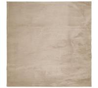 vidaXL Tapis HUARTE à Poils Courts Doux et Lavable Sable 240x240 cm