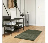 vidaXL Tapis HUARTE à poils courts doux et lavable vert forêt 60x110 cm