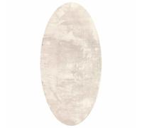 Tapis Vidaxl """"Huarte"""" Beige 100x200 Cm Ovale