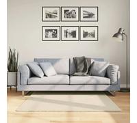 VIDAXL Tapis HUARTE - Crème 120x120 cm