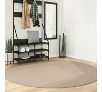 Vidaxl Tapis Huarte À Poils Courts Doux Et Lavable Sable Ø 200 Cm