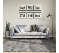 VIDAXL Tapis HUARTE poils courts anthracite