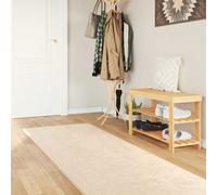 Vidaxl Tapis Imprimé Crème 450 X 80 Cm Polyester Et Pvc