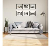 Vidaxl Tapis Iza Poils Courts Style Scandinave Crème 120x170 Cm