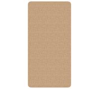 vidaXL Tapis Jute avec Support Latex 80x160 cm Naturel Tapis de Sol Carpette