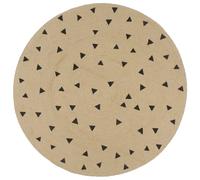 VidaXL Tapis Jute Imprimé - 150 cm