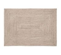 Vidaxl Tapis Naturel Et Blanc 120 X 170 Cm Jute