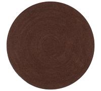 vidaXL Tapis Jute Tressé 90 cm Marron