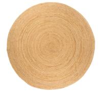 vidaXL Tapis Jute Tressé - Naturel