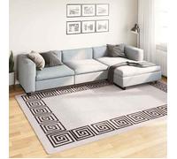 Vidaxl Tapis Lavable Antidérapant 190x300 Cm Beige Clair