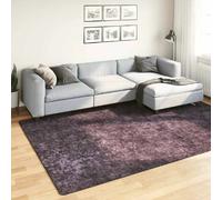 vidaXL Tapis Lavable - Anthracite