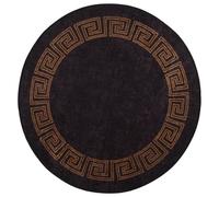 VidaXL Tapis Antidérapant Noir/Doré