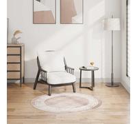 VidaXL Tapis lavable - Beige 120 cm