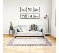 vidaXL Tapis lavable - Beige clair 120x180 cm