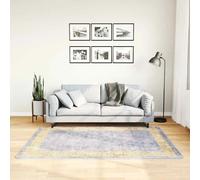 Vidaxl Tapis Lavable Antidérapant 120x180 Cm Gris