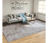 vidaXL Tapis lavable gris 400x300 cm