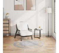 Vidaxl Tapis Lavable Antid¿¿Rapant ¿Õ120 Cm Gris