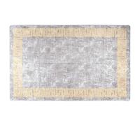vidaXL Tapis Lavable Moquette d'Entrée Tapis de Sol Paillasson de Sol Tapis d'Entrée Moquette de Couloir 80x150 cm Gris