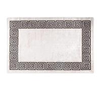 vidaXL Tapis Lavable Moquette d'Entrée Tapis de Sol Paillasson de Sol Tapis d'Entrée Moquette de Couloir 80x150 cm Beige Clair