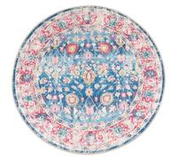 vidaXL Tapis Ø 120 cm Multicolore Lavable Antidérapant