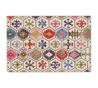 vidaXL Tapis lavable antidérapant moderne multicolore 120x180 cm
