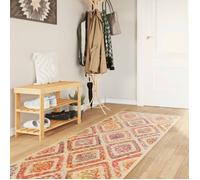 vidaXL Tapis lavable moderne multicolore antidérapant 80x300 cm