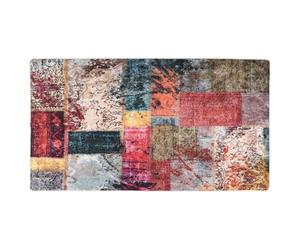 vidaXL Tapis Lavable Patchwork 190x300 cm Multicolore