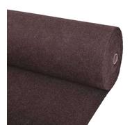 Vidaxl Tapis Marron 1,2 X 15 M Polyester