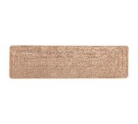 vidaXL Tapis Marsa Jaune 50 x 200 cm Polyester et PVC