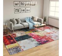 vidaXL Tapis Lavable, Moquette de Sol, Protection de Sol, Carpette de Chambre à Coucher Salon, Moderne, Multicolore 400x300 cm