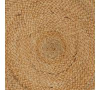 Vidaxl Tapis Naturel Ø 90 Cm Jute