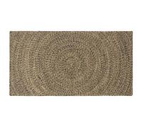 Vidaxl Tapis Naturel Et Noir 80 X 150 Cm Jute