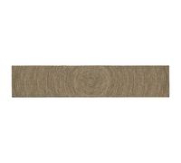Vidaxl Tapis Naturel Et Noir 80 X 400 Cm Jute