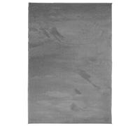 vidaXL Tapis Oviedo à poils courts – Moderne Anthracite 160x230 cm