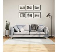 Vidaxl Tapis Oviedo À Poils Courts Crème 120x120 Cm