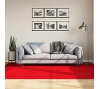 VidaXL Tapis OVIEDO Poils Courts - Rouge