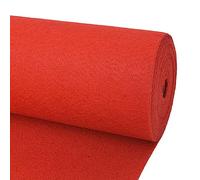 vidaXL Tapis pour Exposition Rouge Décoration Mariages Fêtes Spectacles