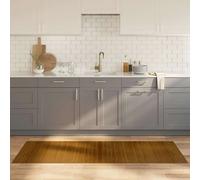 vidaXL Tapis rectangulaire en bambou - Marron 70x200 cm
