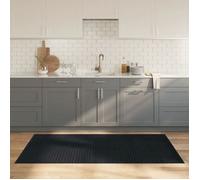 vidaXL Tapis rectangulaire Gris 100x200 cm Bambou, Tapis de Salon, Tapis rectangulaire, Tapis Moderne, Tapis de Chambre à Coucher, Tapis en Bambou