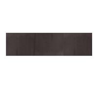 vidaXL Tapis rectangulaire Marron foncé 80x300 cm Bambou