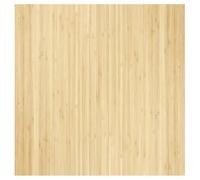 vidaXL Tapis rectangulaire Bambou naturel clair 100 x 100 cm